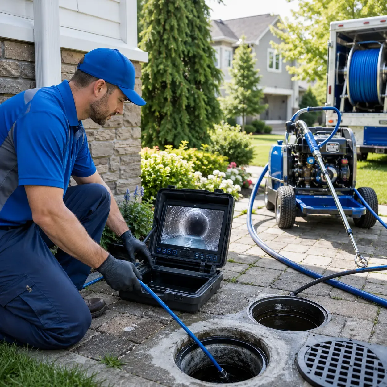 Outdoor drain cleaning professionals serving Rockbridge, OH