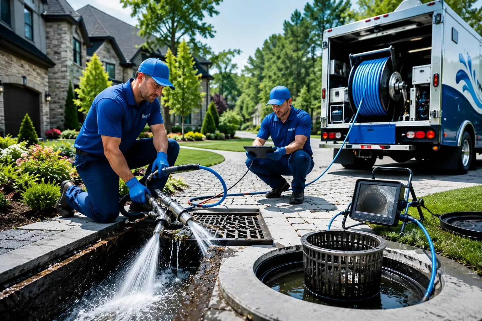 Local outdoor drain cleaning professionals in Rockbridge, OH